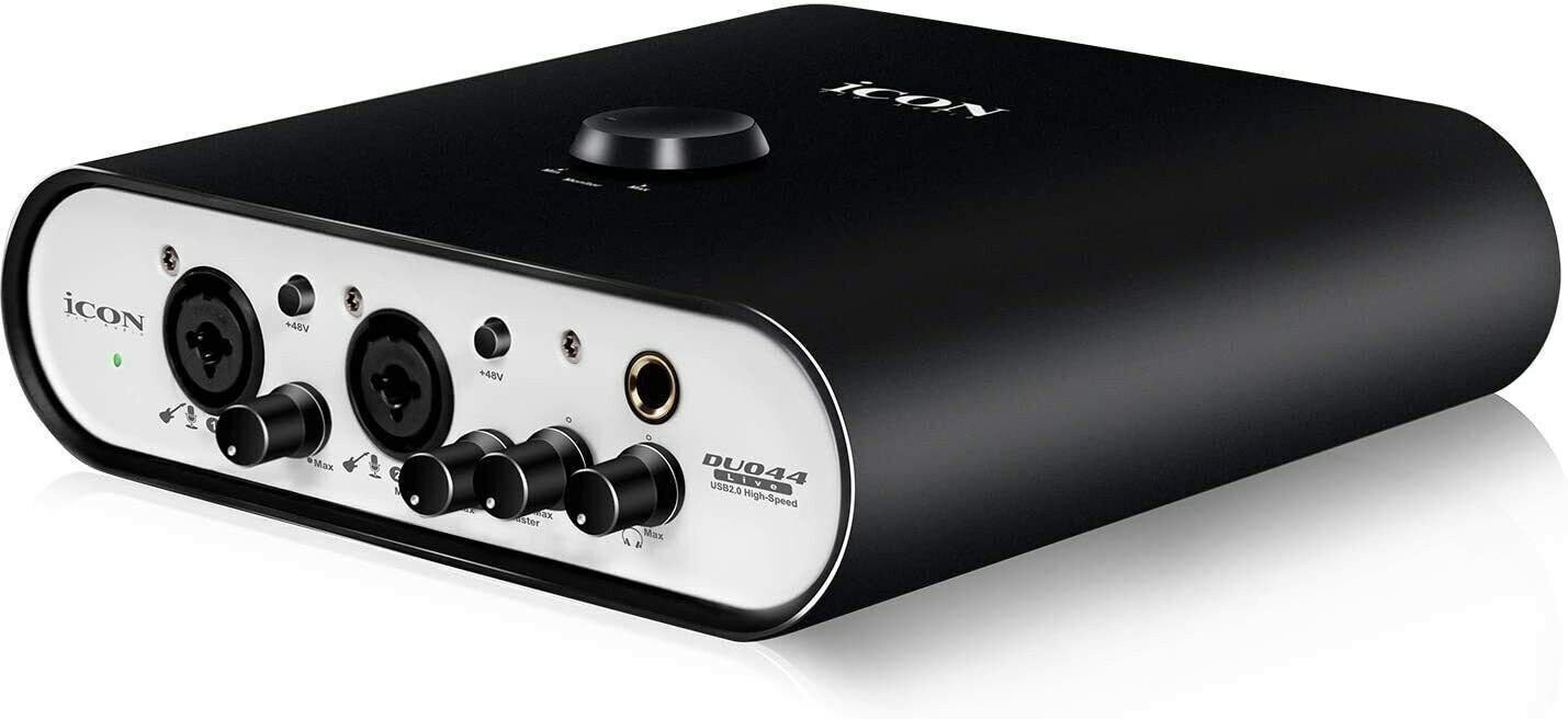 Icon	ICOA-DUO44LIVE Pro Audio Duo 44 Live USB Audio Interface (2 mic preamps)