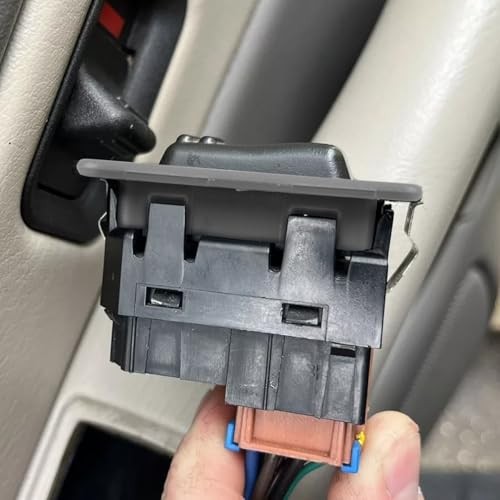 2PCS Rear Power Window Switch for Silverado for Escalade 2000-2002（2PCS Gray)