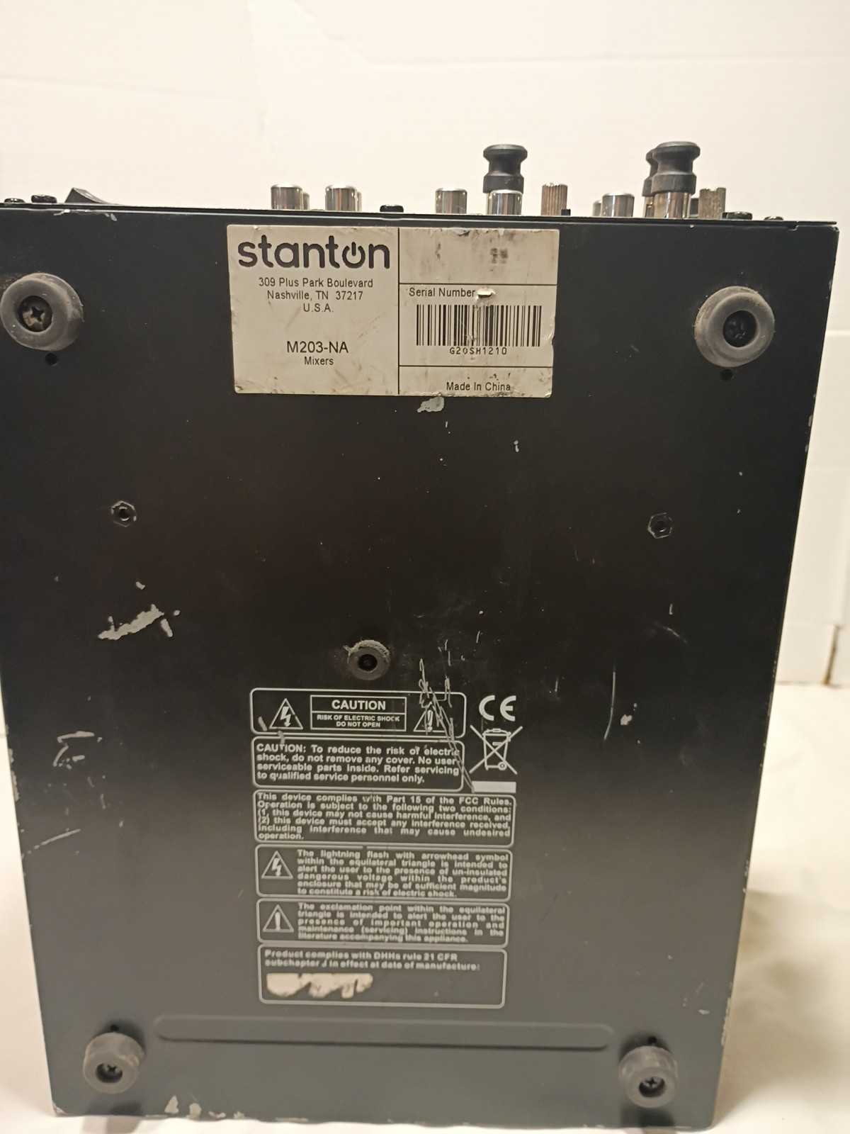 Stanton M.203 Mixer Untested As-Is A-8