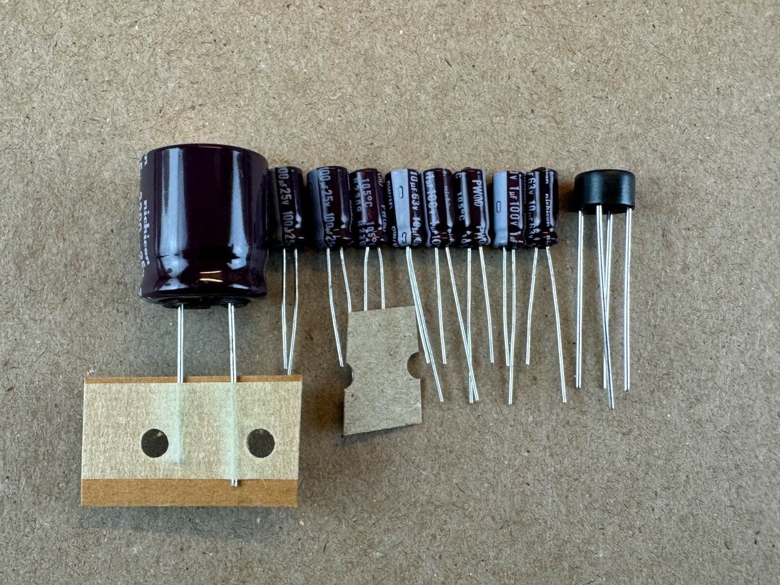 Nintendo NES Front Loader Recap Kit All Electrolytic Capacitors Bridge Rectifier