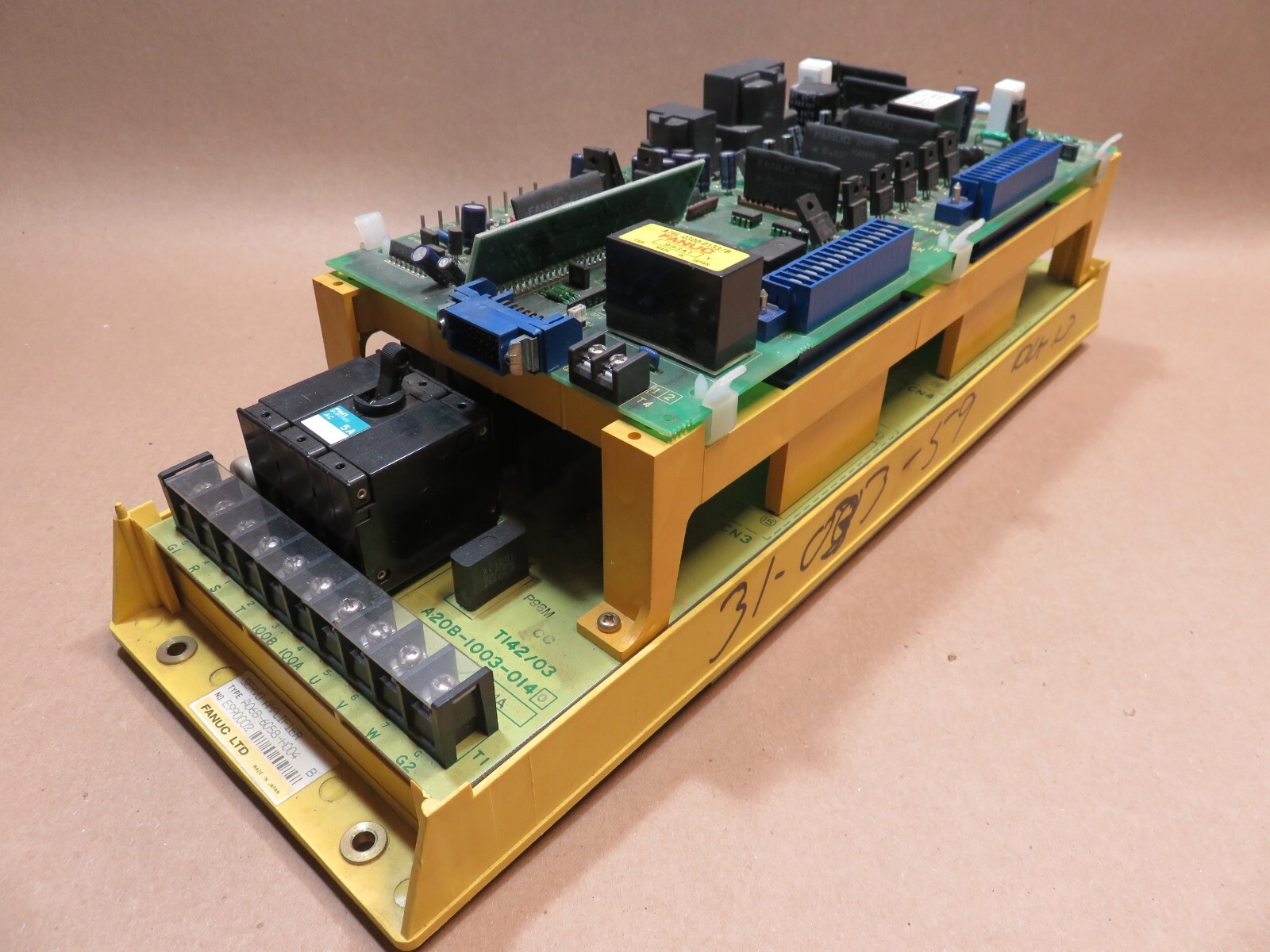 Fanuc A06B-6058-H004 Servo Drive Amplifier Module - Industrial surplus.
