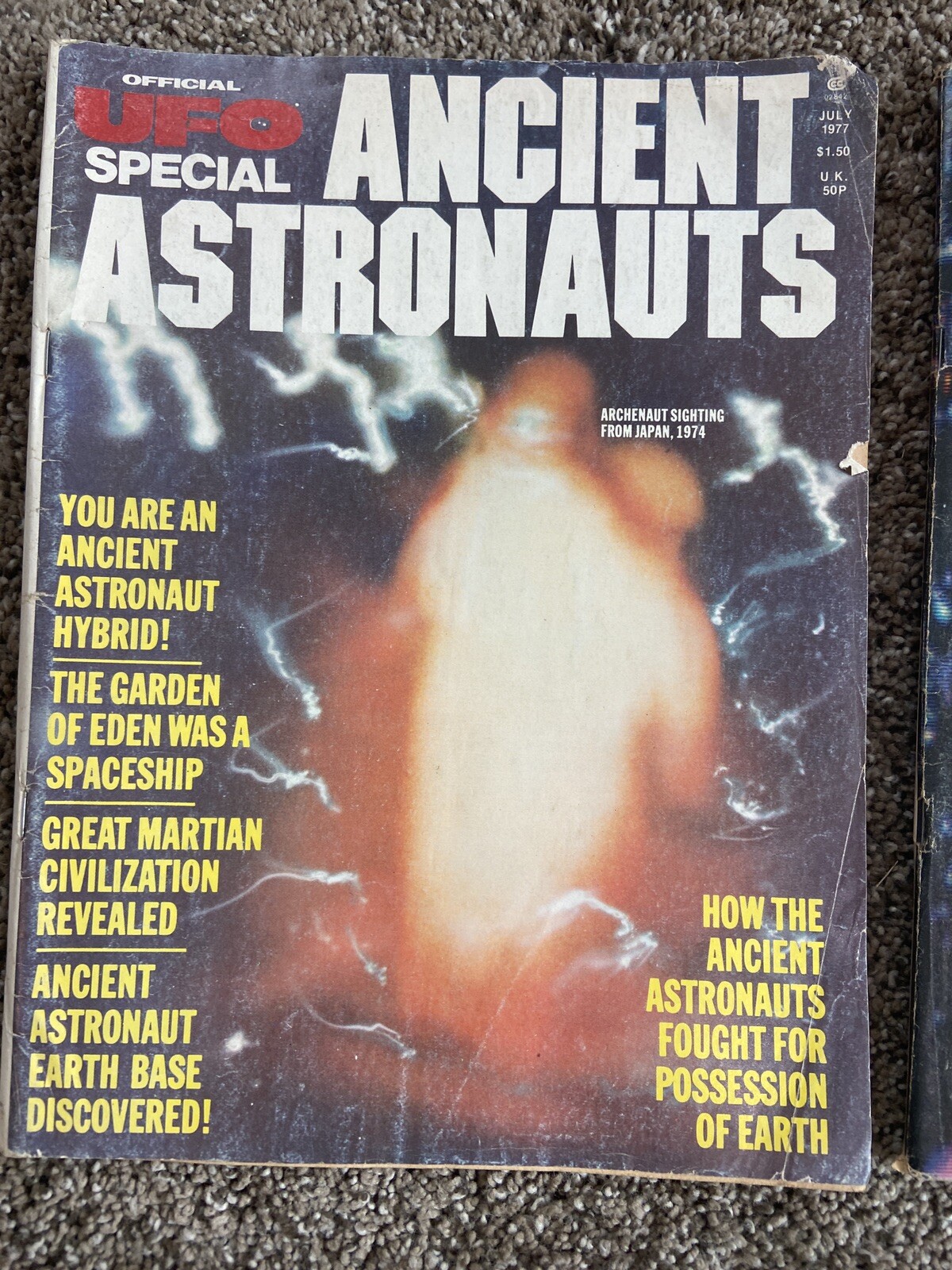 Two Ancient Astronaut Magazines 1970S Ufo Alien Spaceship
