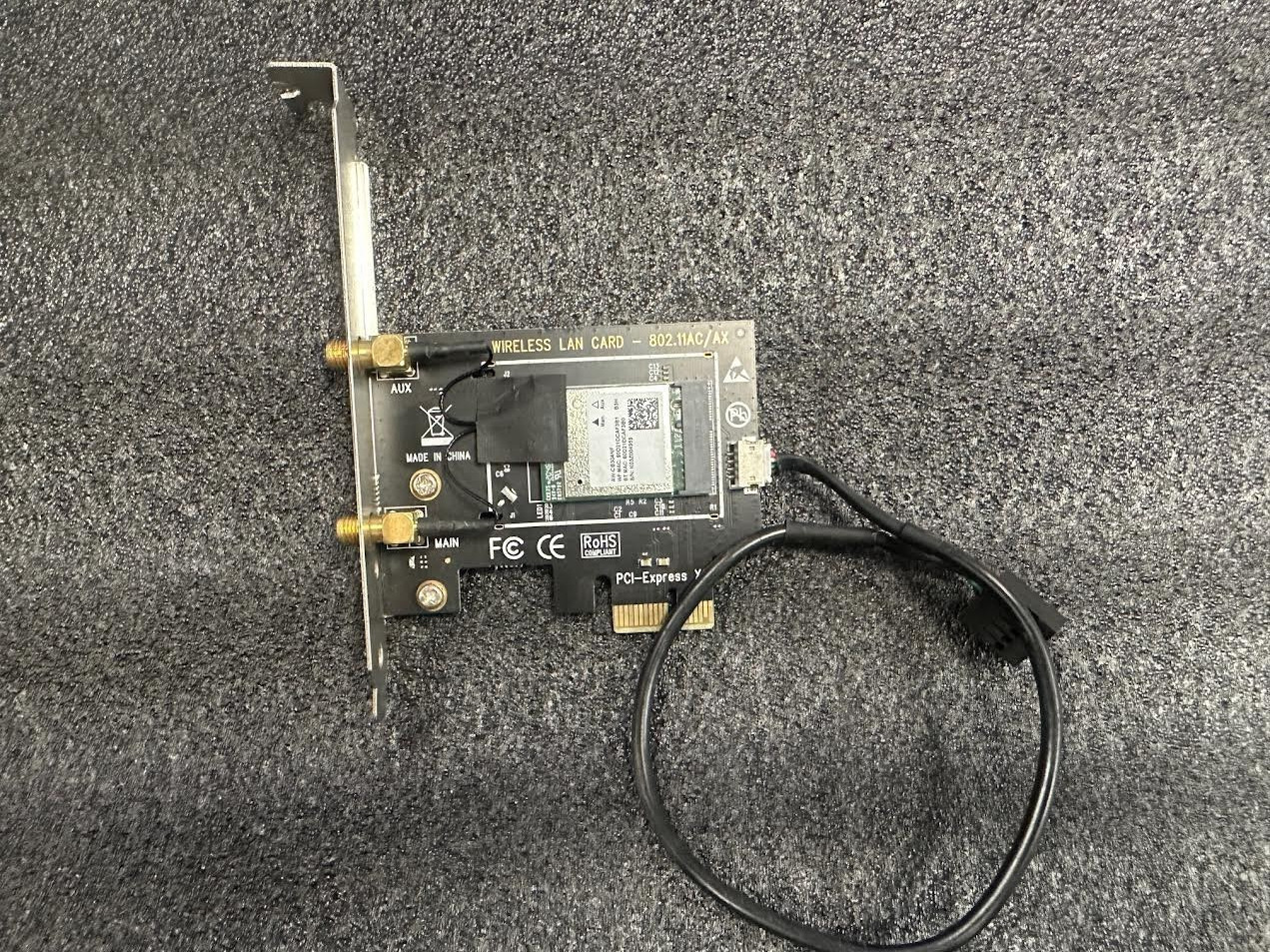 AW-CB304NF PCI-E WIRELESS LAN CARD - 802.11AC/AX-USED