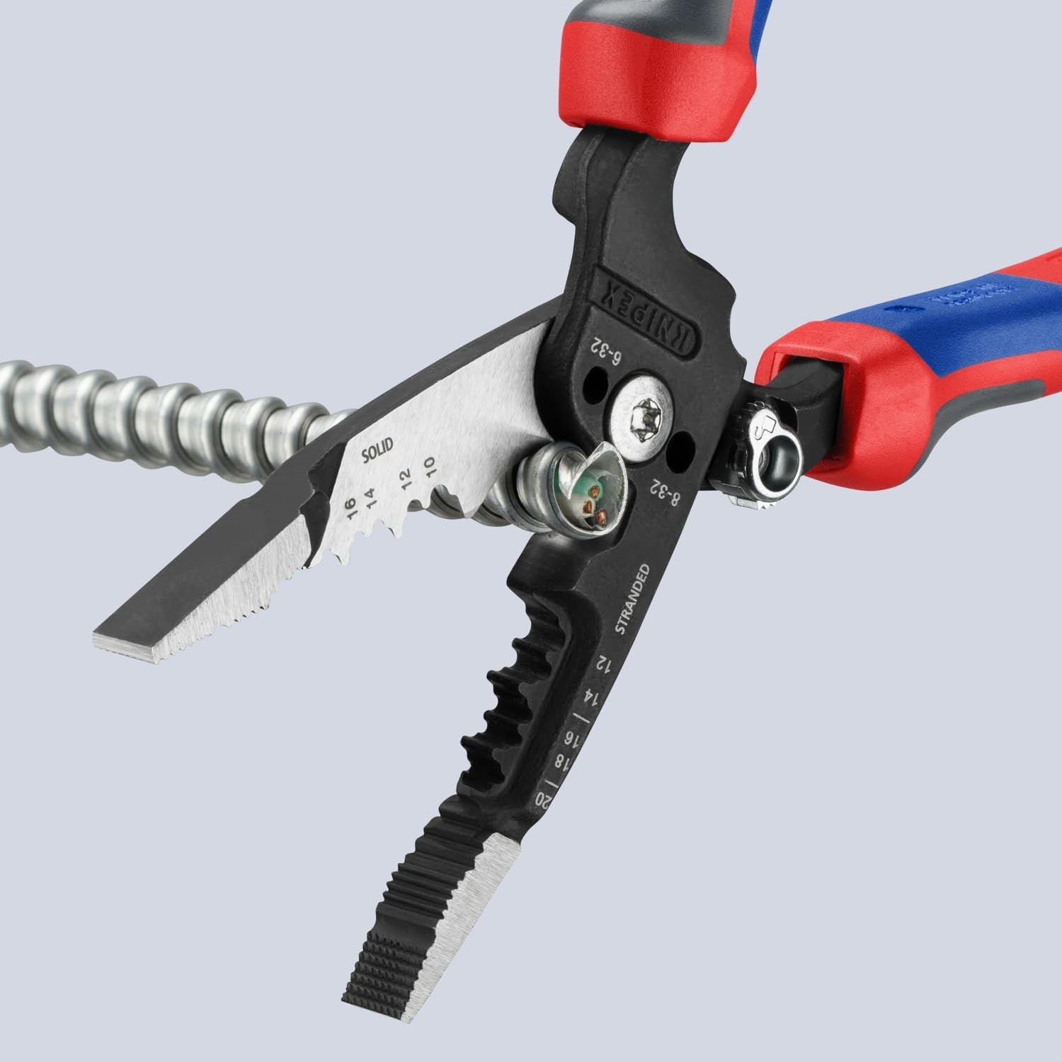 KNIPEX Tools 13 72 8 Forged Wire Stripper, 8-Inch
