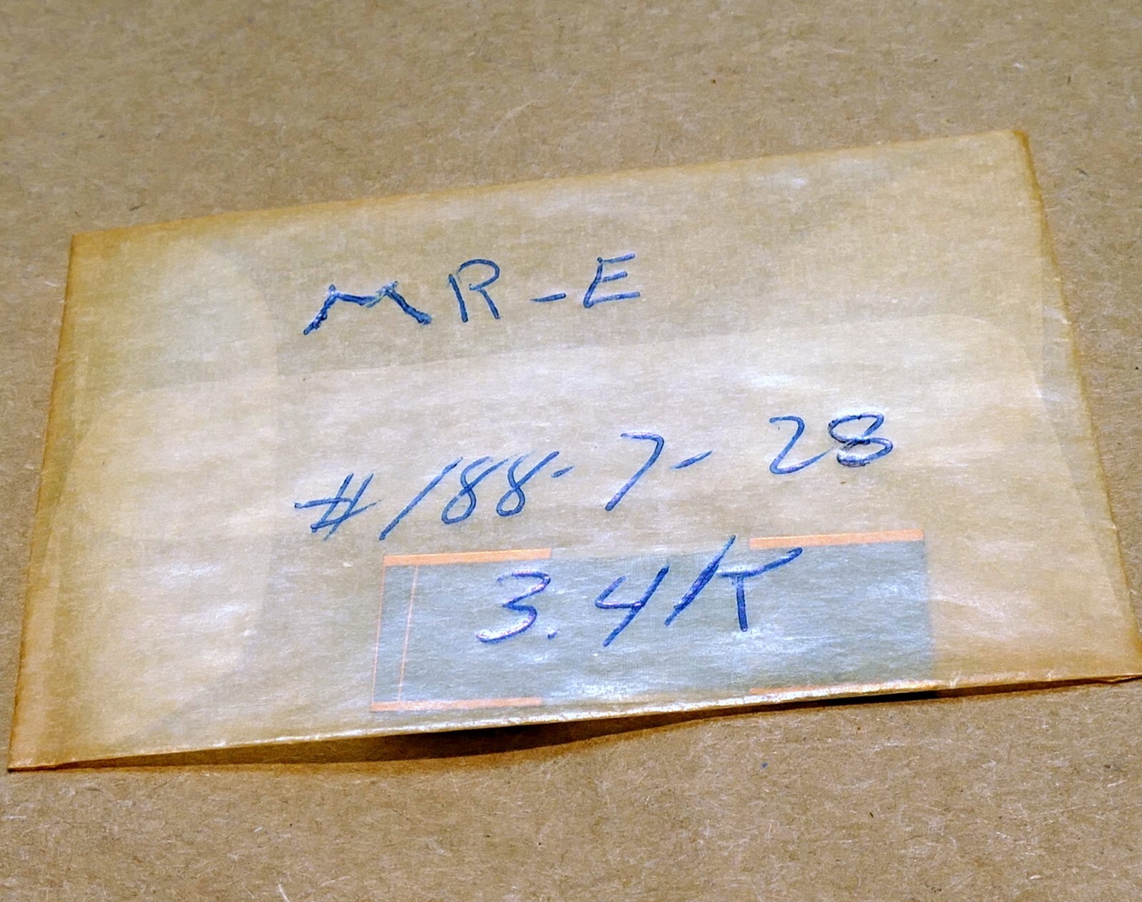 MR-E # 188-7-28 3.4K for  resonance microscope