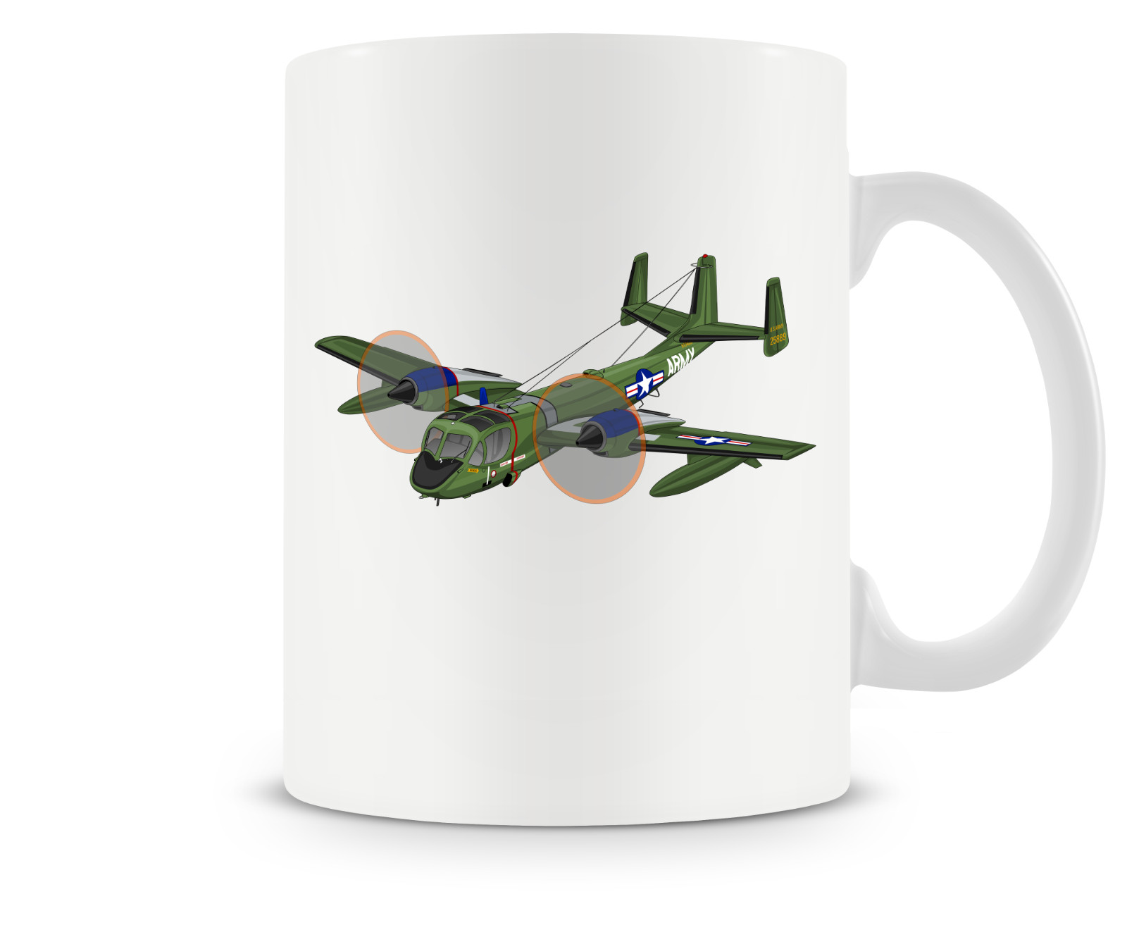 Grumman OV-1 Mohawk Ceramic Coffee Mug - 15oz.