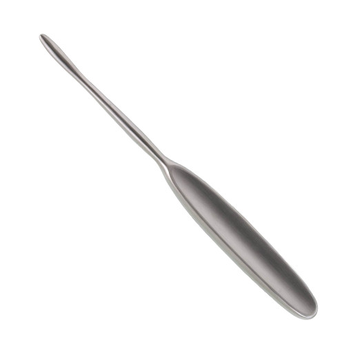 Langenbeck Periosteal Elevator, 7", Curved Blade,  7 mm wide Blunt Tip, Premium