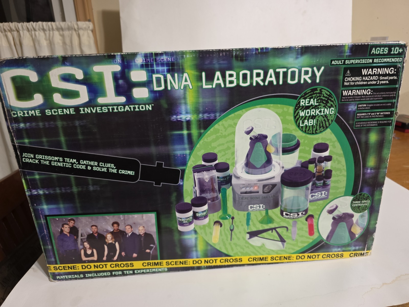 CSI:Crime Scene Investigation DNA Laboratory Rare Real Working Lab Complete Kit