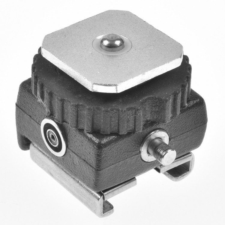 FA-3 HOT SHOE OFF-CAMERA FLASH ADAPTER WITH PC TERMINALS