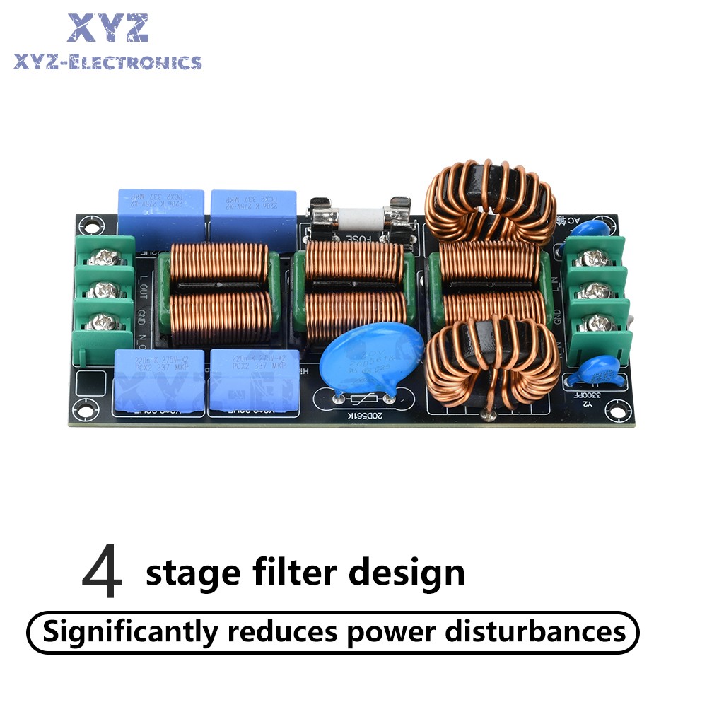 AC110-250V 4level Audio Power Supply EMI Electromagnetic Interference filter 16A
