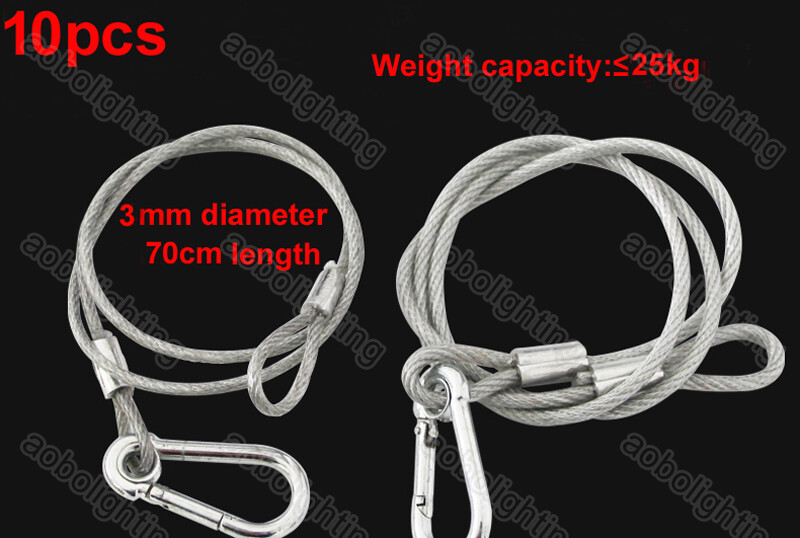10xSharpy beam moving head light Safety Cables LED Par Can Safety Rope Pro Sound