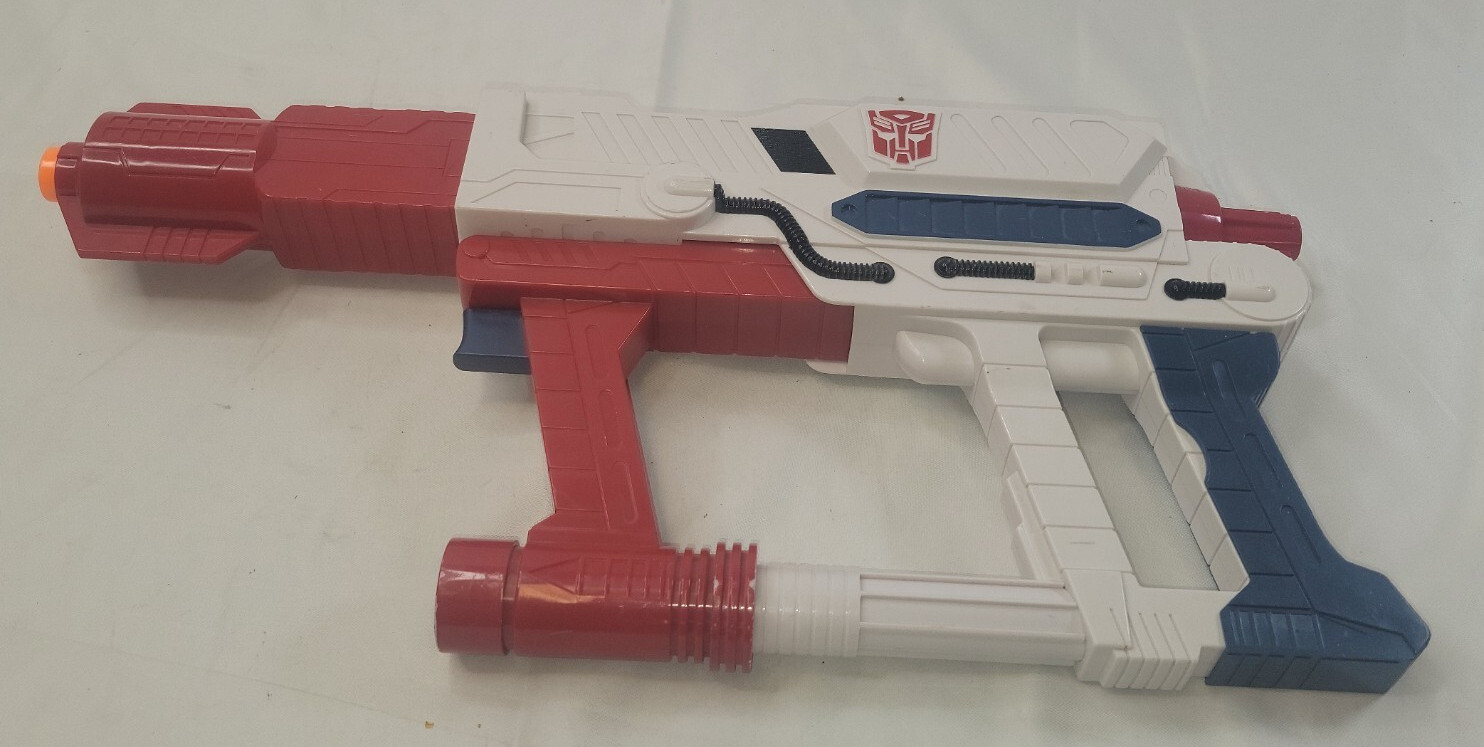 Vintage Hasbro Transformers Energon Optimus Prime Optimal Blaster 2003 Red White