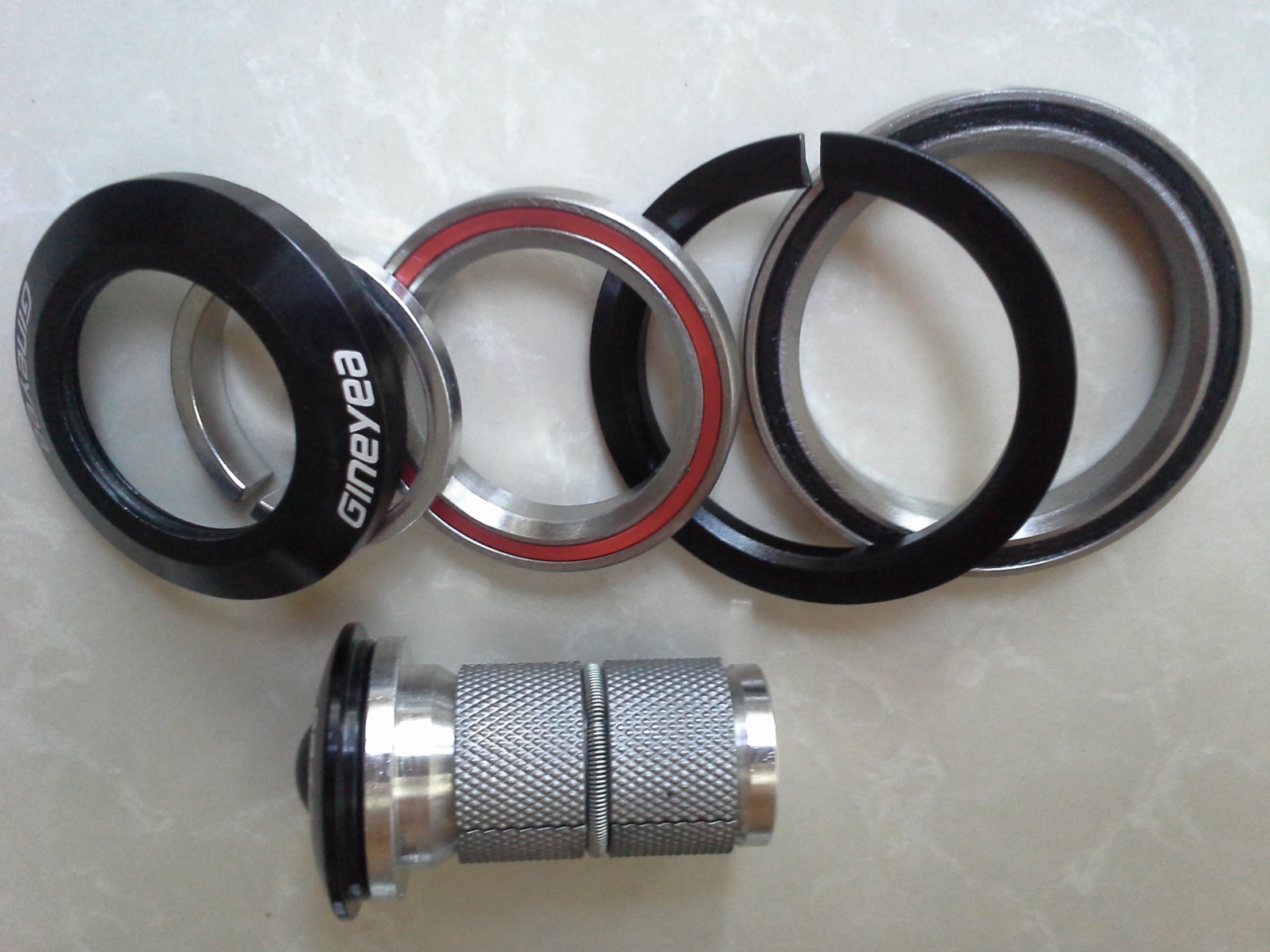 1-1/8"-1.5" CARTRIDGE TAPERED Integrated Steerer BEARING HEADSET 41.8-52/39.8mm