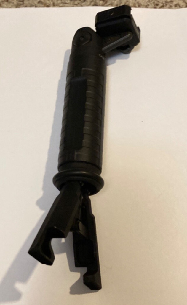 USA made Folding  Bipod all metal aerospace aluminum & steel construction NOS QR