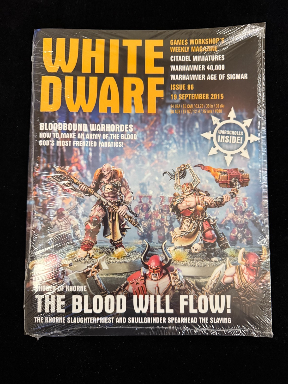 Games Workshop Warhammer 40K White Dwarf Weekly Magazine Issue 86 SEALED