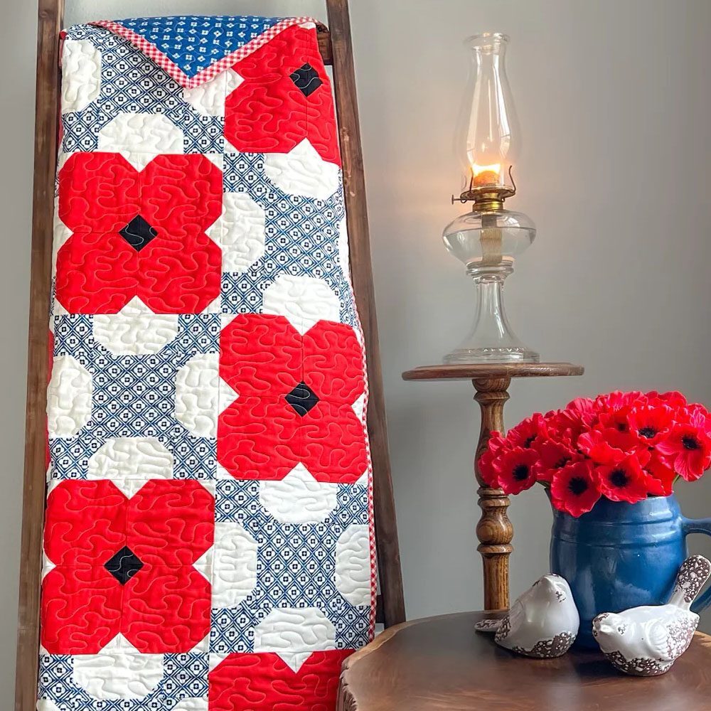 Easy Piecy Quilts Poppy Quilt Pattern