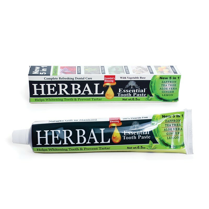 Pack of 6 tubes - Herbal Essential Toothpaste - Essential Palace