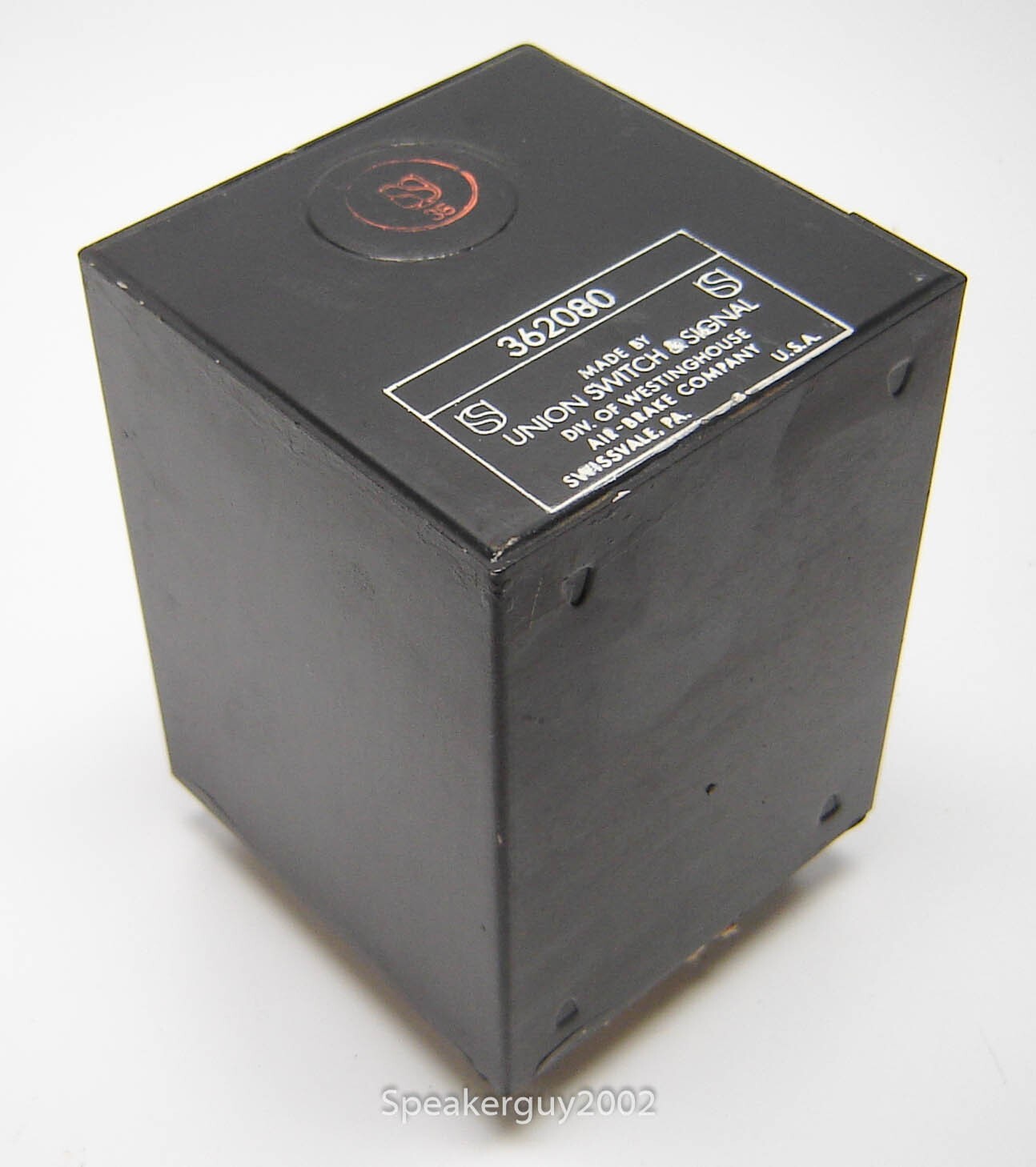 Vintage Union Switch - Westinghouse Power Supply Choke / 362080-W / 150 Ohm --KT