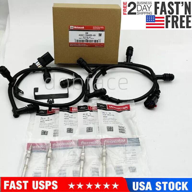 OEM Motorcraft ZD13 glow plug & Harness Kit For 04-10 Ford F250 6.0L Powerstroke