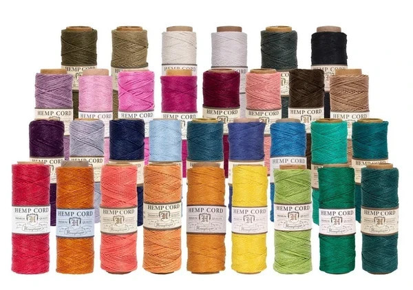 0.5MM Polished Hemp Cord Twine Hemptique Jewelry Craft Macrame String 10# 205FT