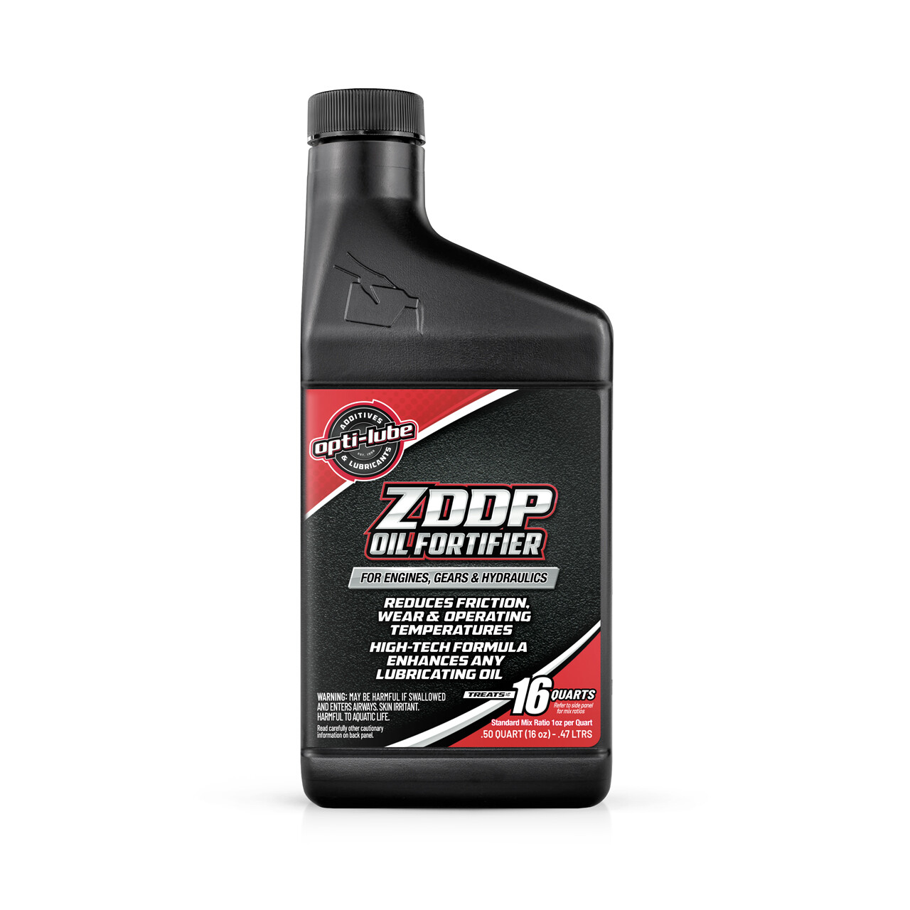 OPTI-LUBE ZDDP OIL FORTIFIER: 16 Ounce, Treats up to 16 Quarts of Oil