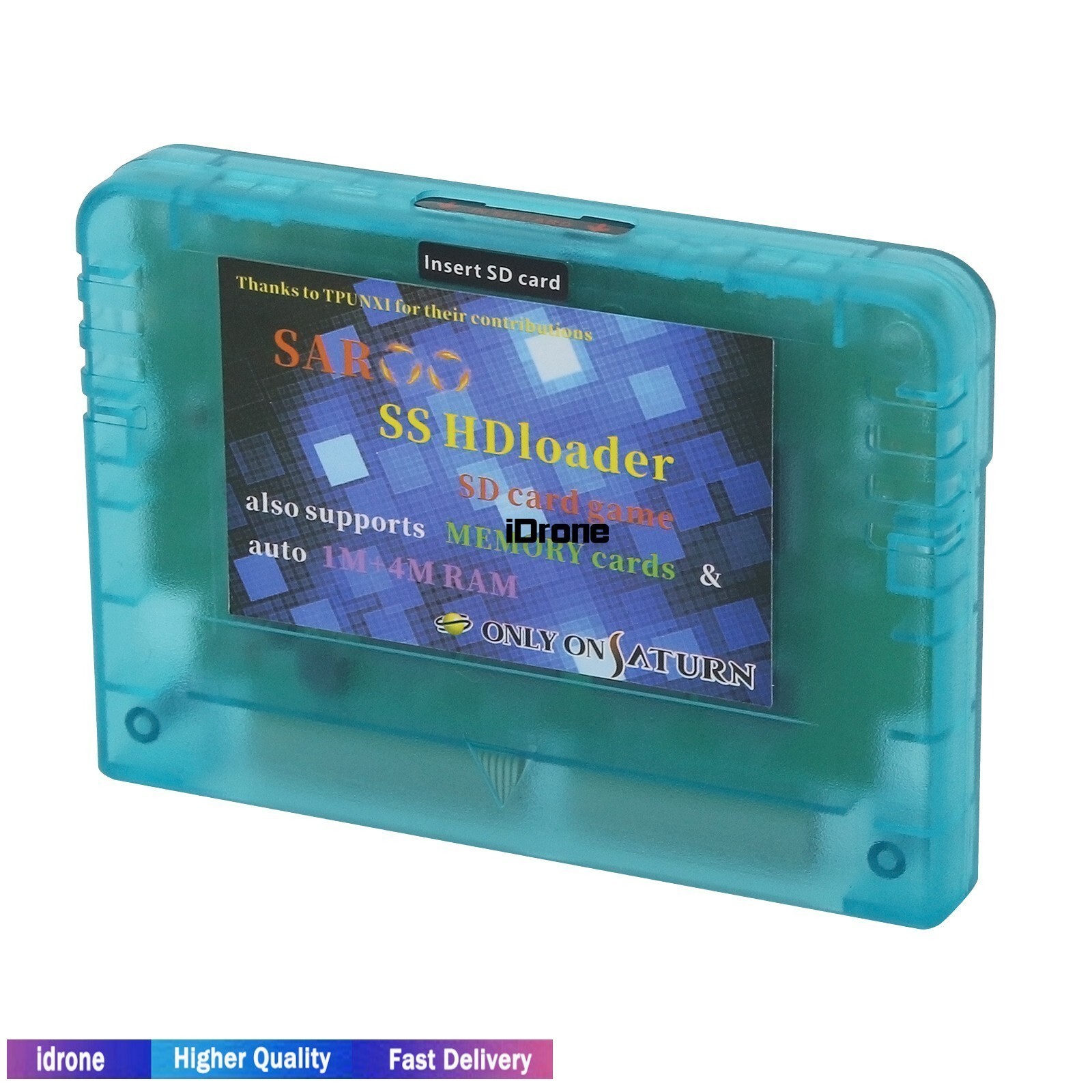 SAROO Hardware Drive-free Game Programmer HDloader fits Sega Games +32GB SD Card