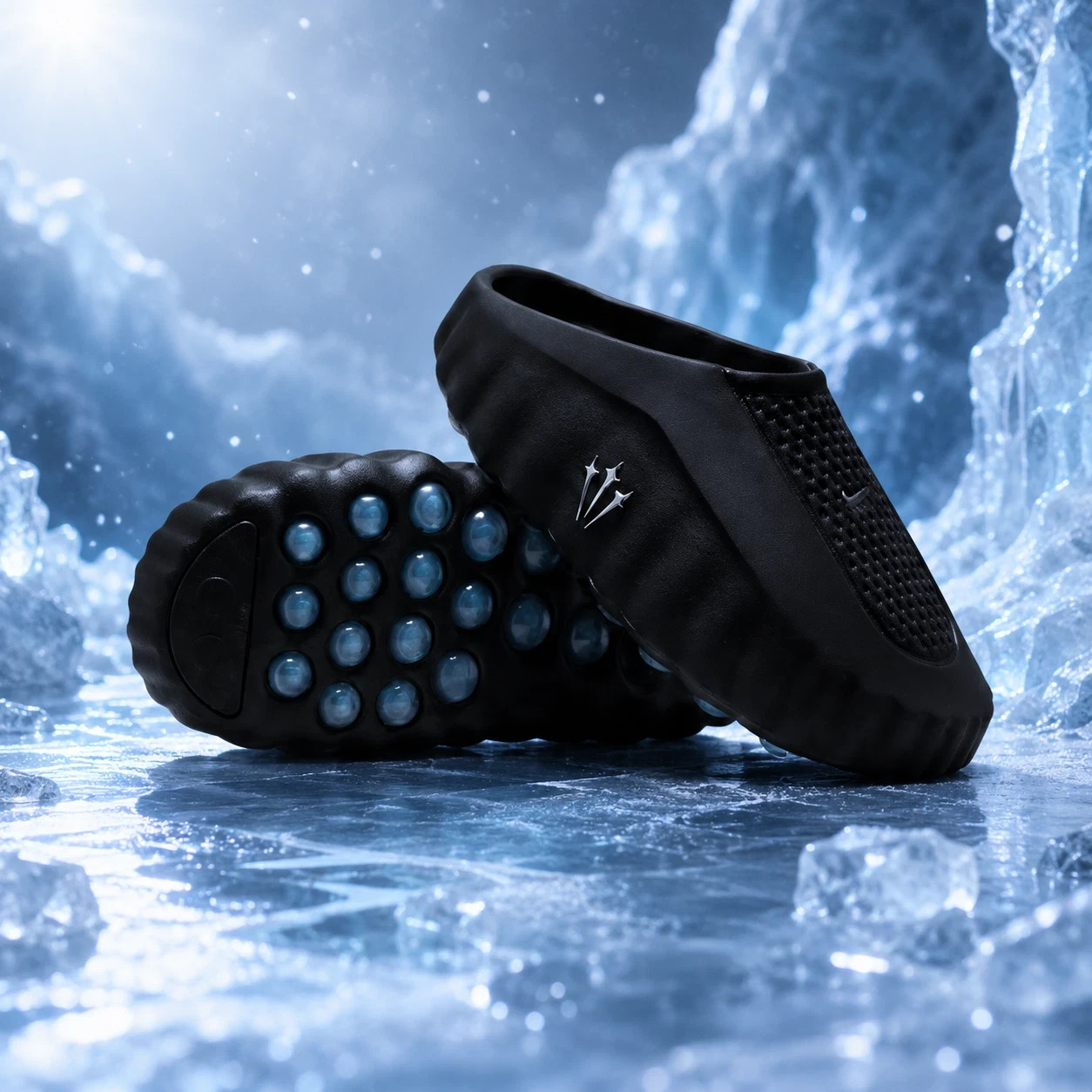 DRAKE'S NOCTA x Mind 001  Slide "Black"Concept Pack Men's Size US 7-12