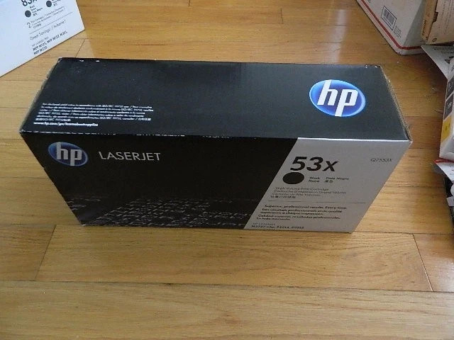 New ! Genuine  HP LaserJet P2014 P2015 M2727 High Yield b Toner Q7553X HP 53A