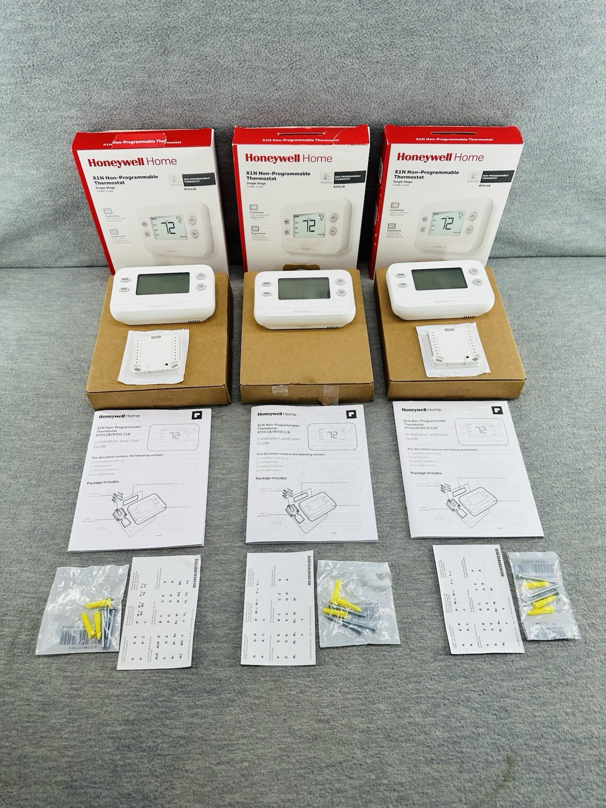 HONEYWELL HOME RTH11B X1N Non Programmable Thermostat Single Stage 1 Heat 1 Cool