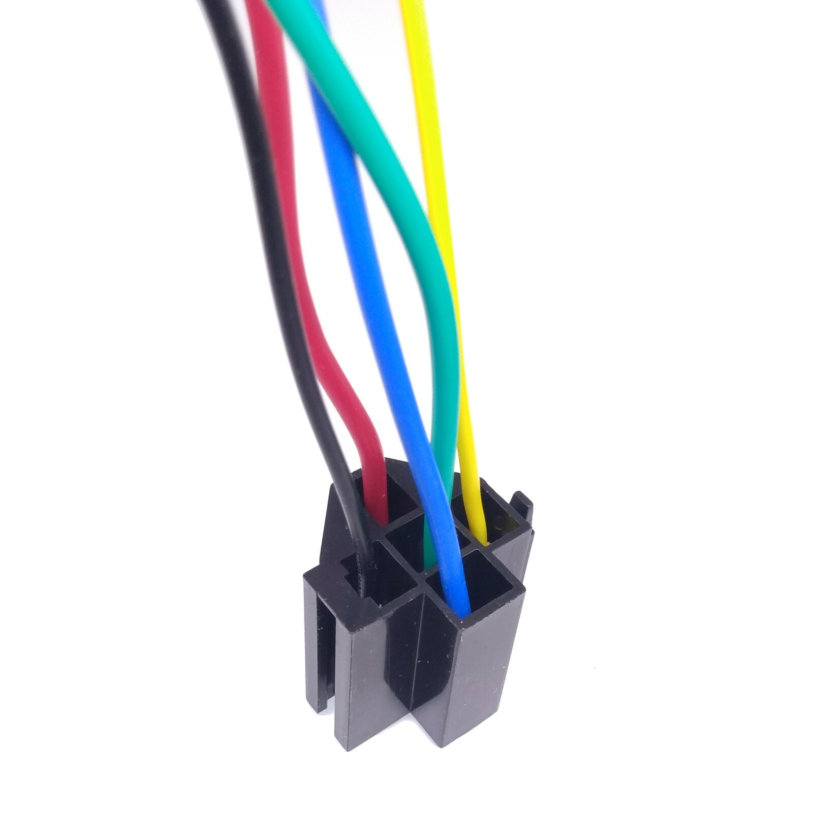 5 pcs 5 Pin Cable Relay Socket Harness Connector DC 12V for Car