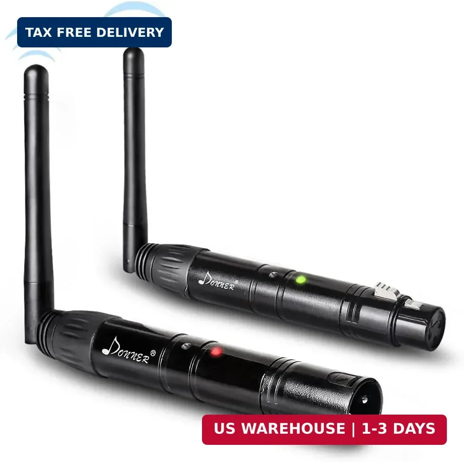 Donner DMX512 2.4G Wireless DMX Transceiver System DJ Stage Lighting