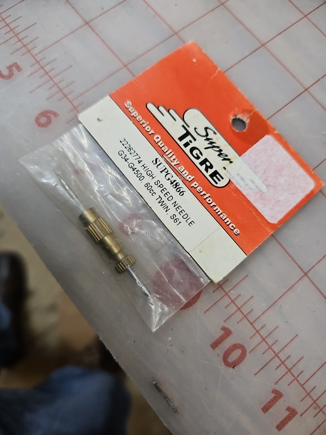 HIGH SPEED PIN VALVE G34 G4500 60cc Twin S61 SPUG4866 SUPER TIGER