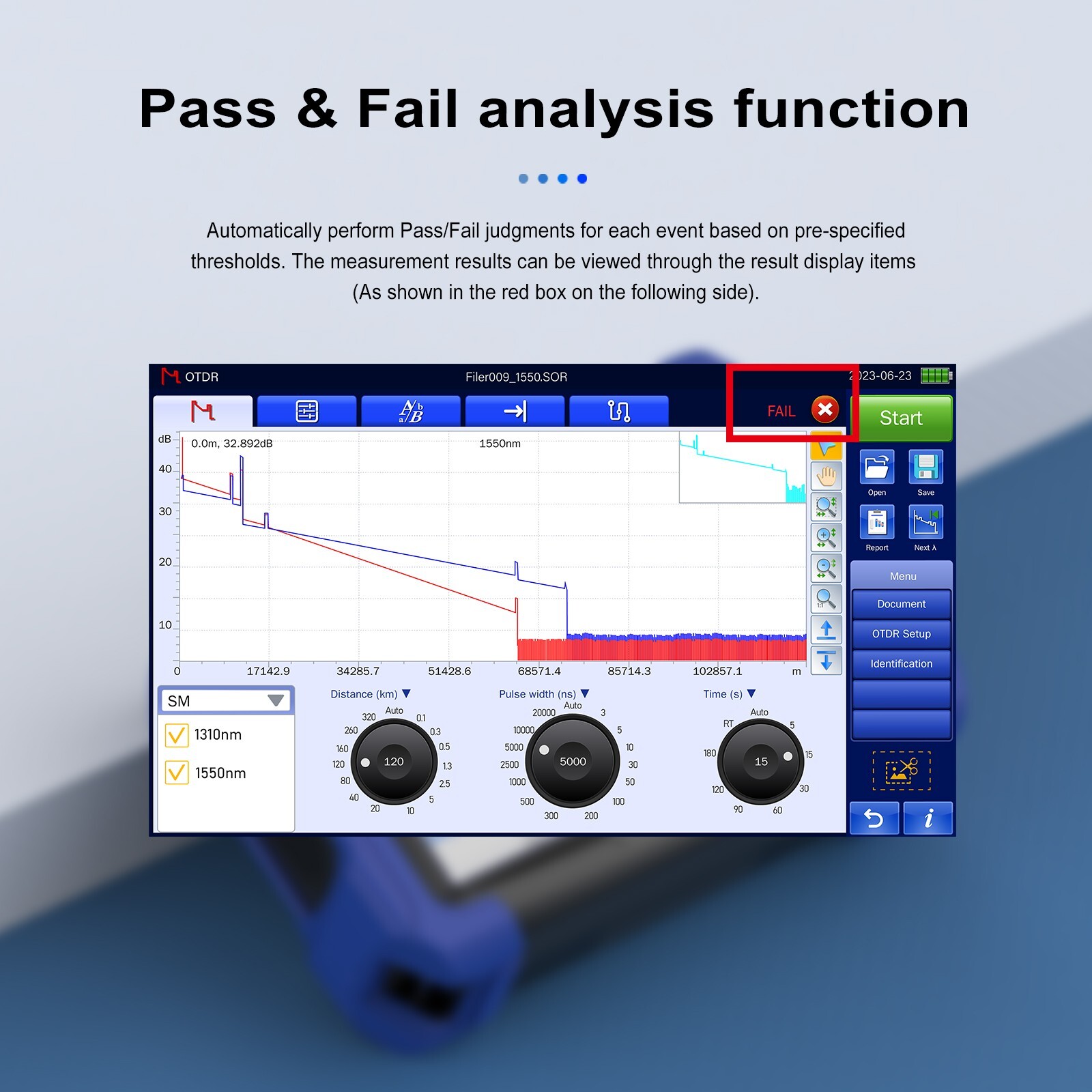 JILONG KL-6300 Fiber Master OTDR W/Multi-Functions Support Bidirectional Testing