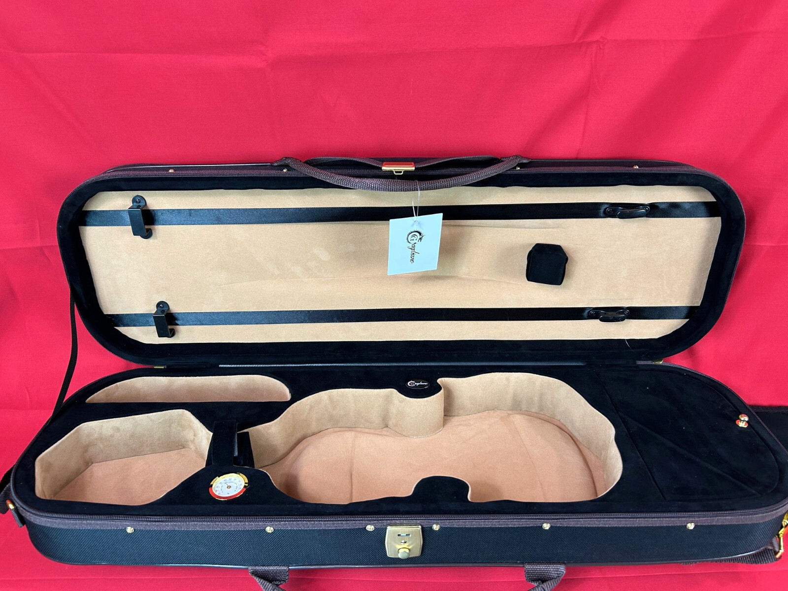 Gagliano Oblong Violin Case 4/4 Come with Rosin , Cloth , and More--Artisan Luxe