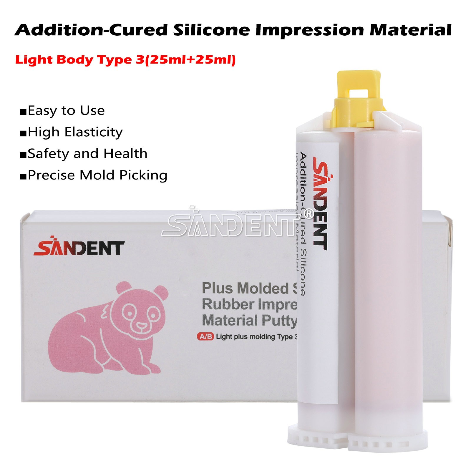 SANDENT Dental Impression Material Light Body Fast Set 50ml*2