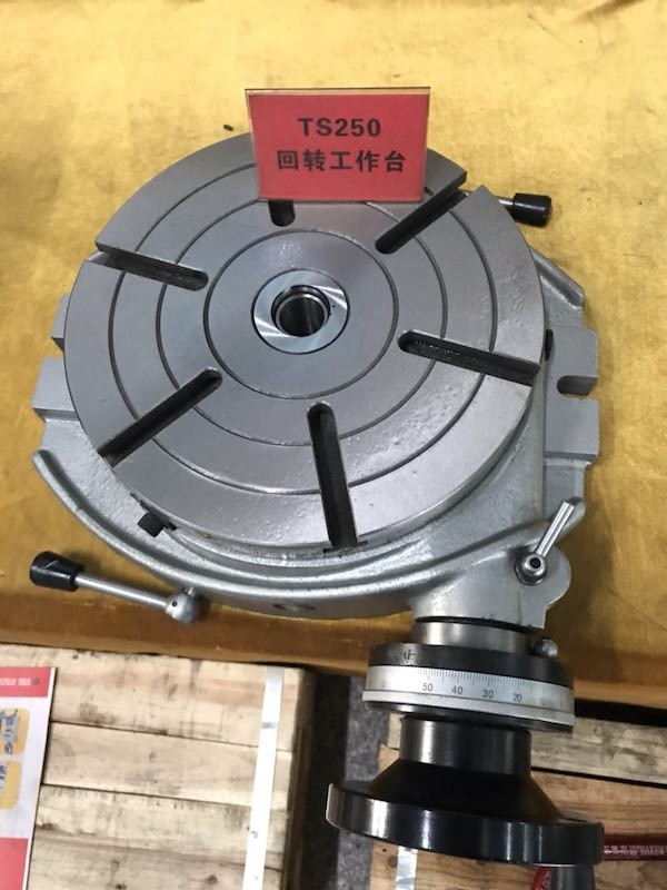 Milling Machine Table Rotary Indexing Table TS250A Horizontal Fixed Scale Table