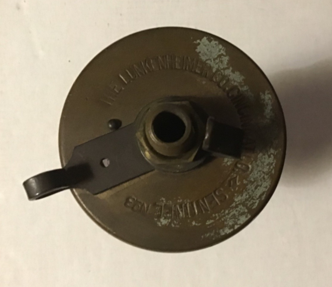 Lunkenheimer Brass Oiler Sentinel No.3 Hit&Miss gas Engine~Glass Crack Sold ASIS
