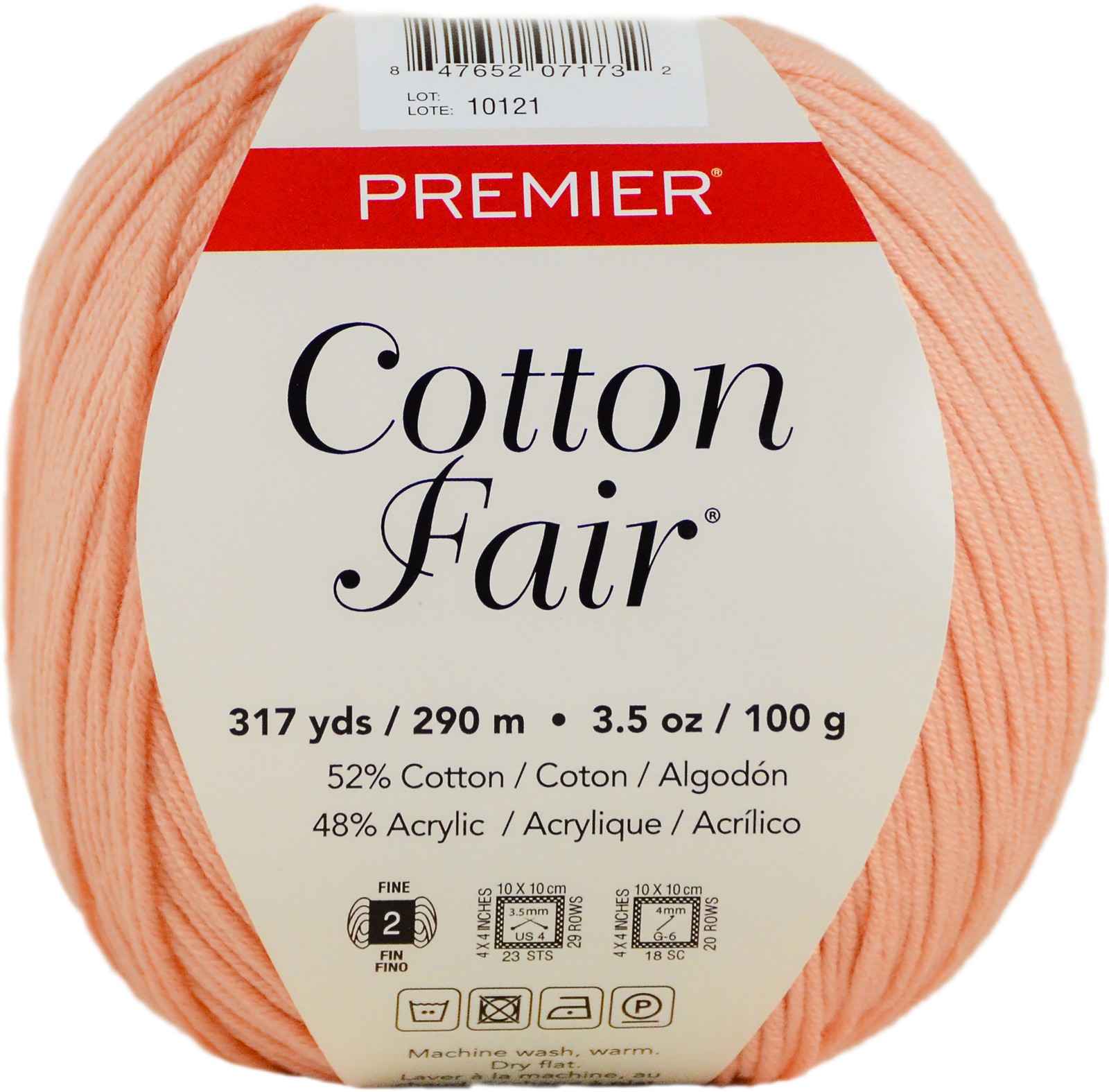 Premier Cotton Fair Yarn-Coral - 27-24