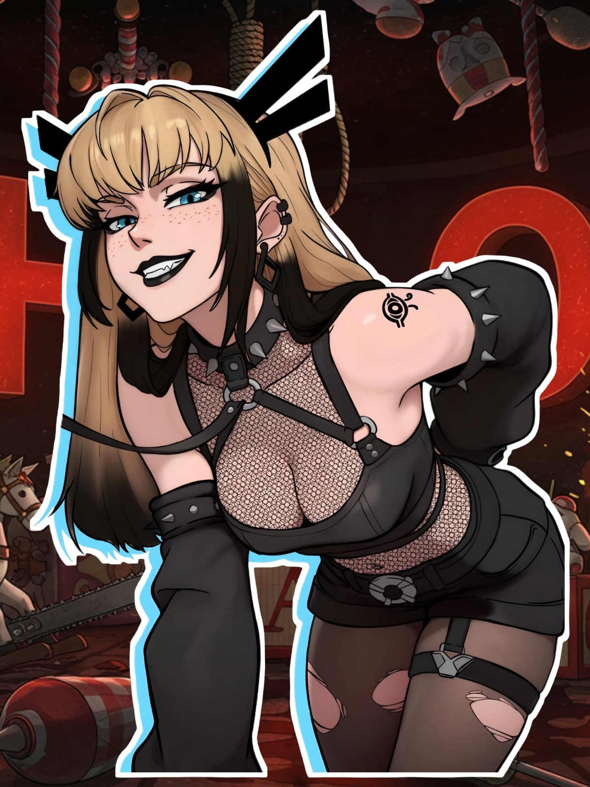 Anime Waifu Marvel Illyana Rasputin / Magik 6" Vinyl Sticker