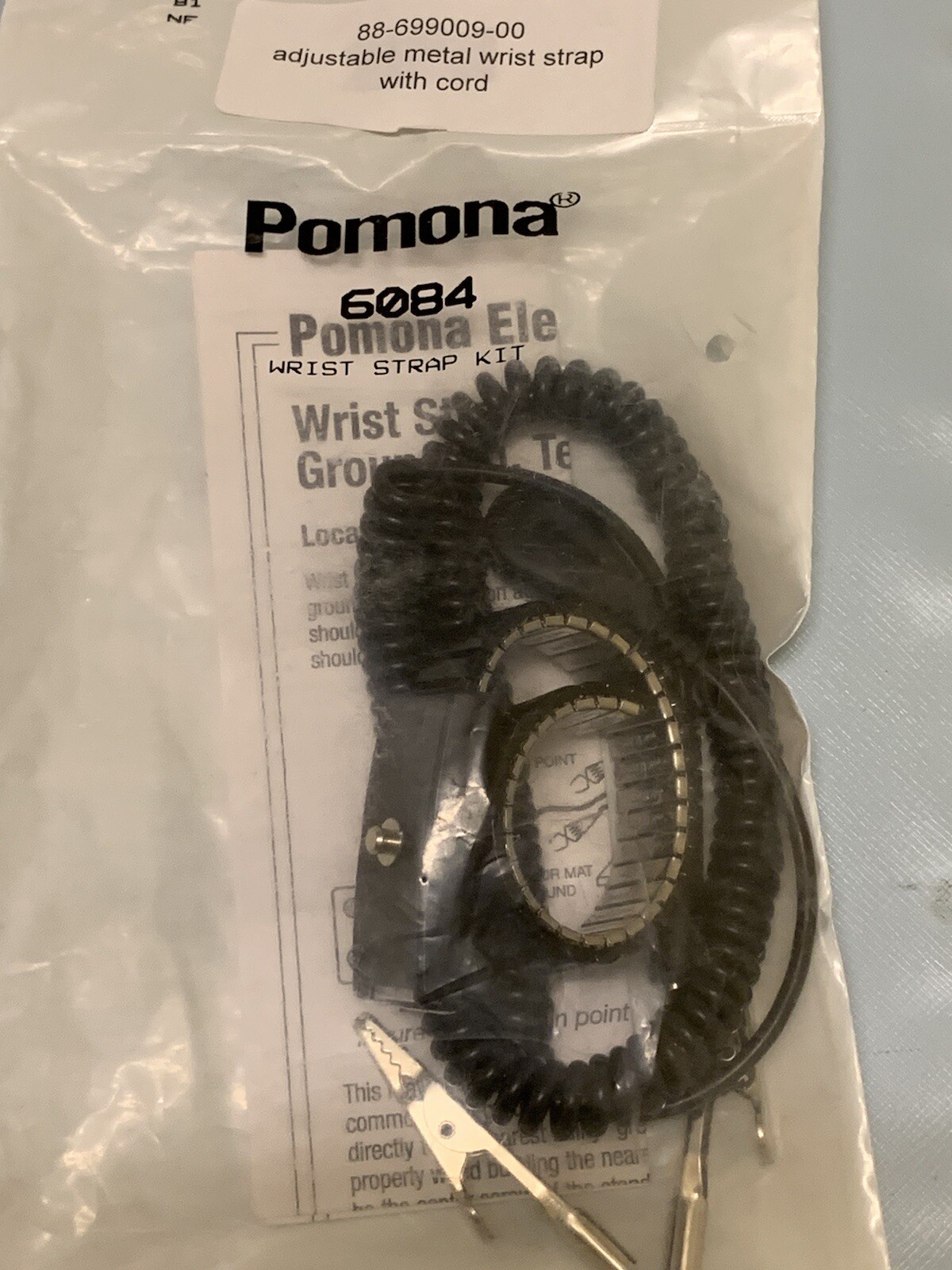 Pomona 6084 Metal Wrist Strap Kit