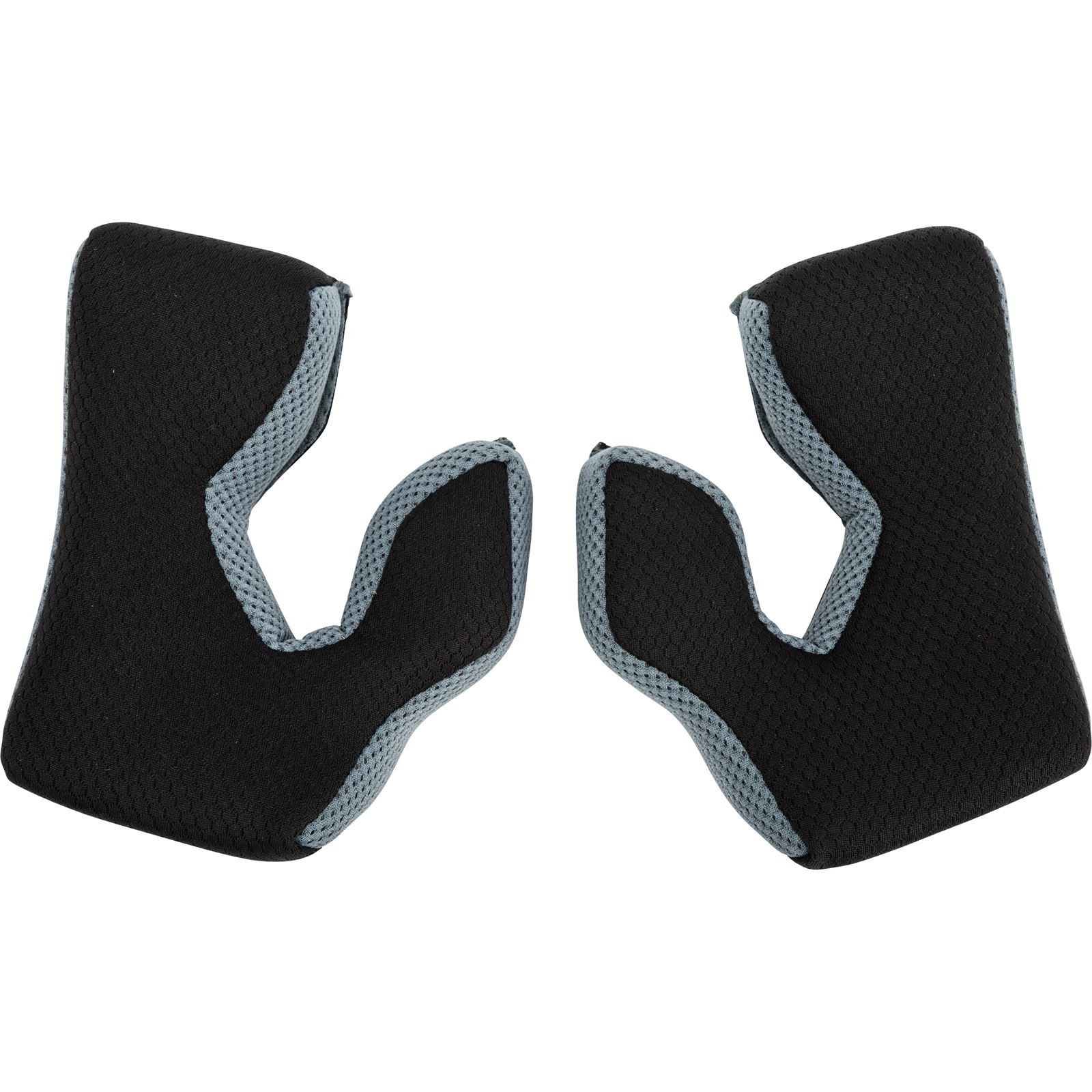 Fly Racing Formula Cheek Pad Black/Cool Gray - X-Large  45mm  73-47221X