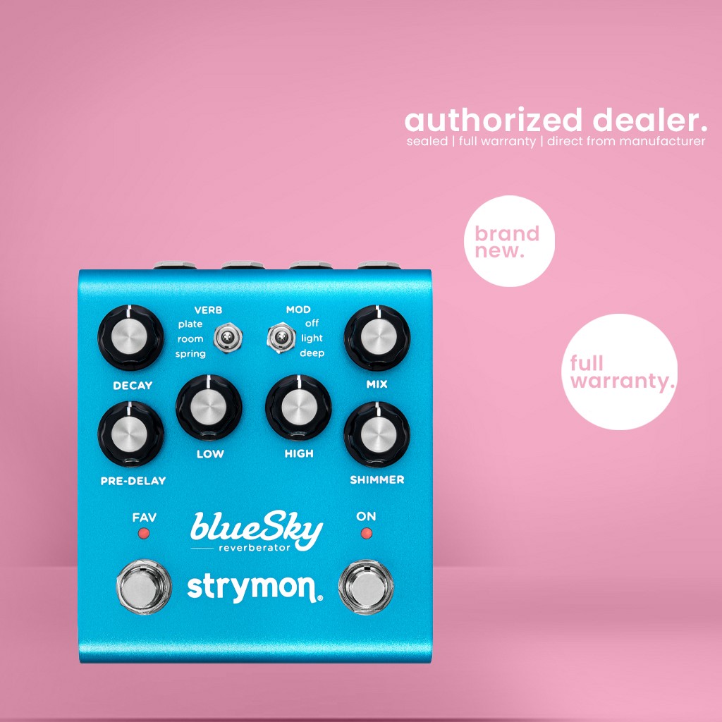 Strymon blueSky V2 | Reverberator Effect Pedal Pedal