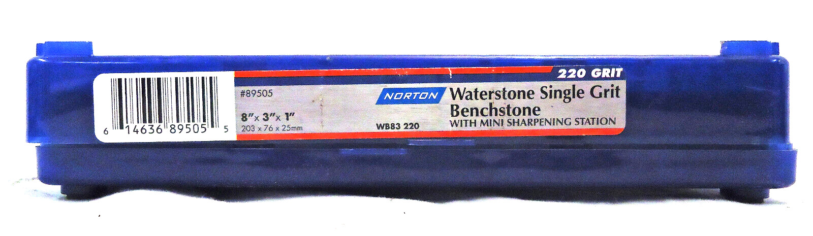 Norton Waterstone 220 grit 1" x 3" x 8" WBB 320 #89505 in Blue Box