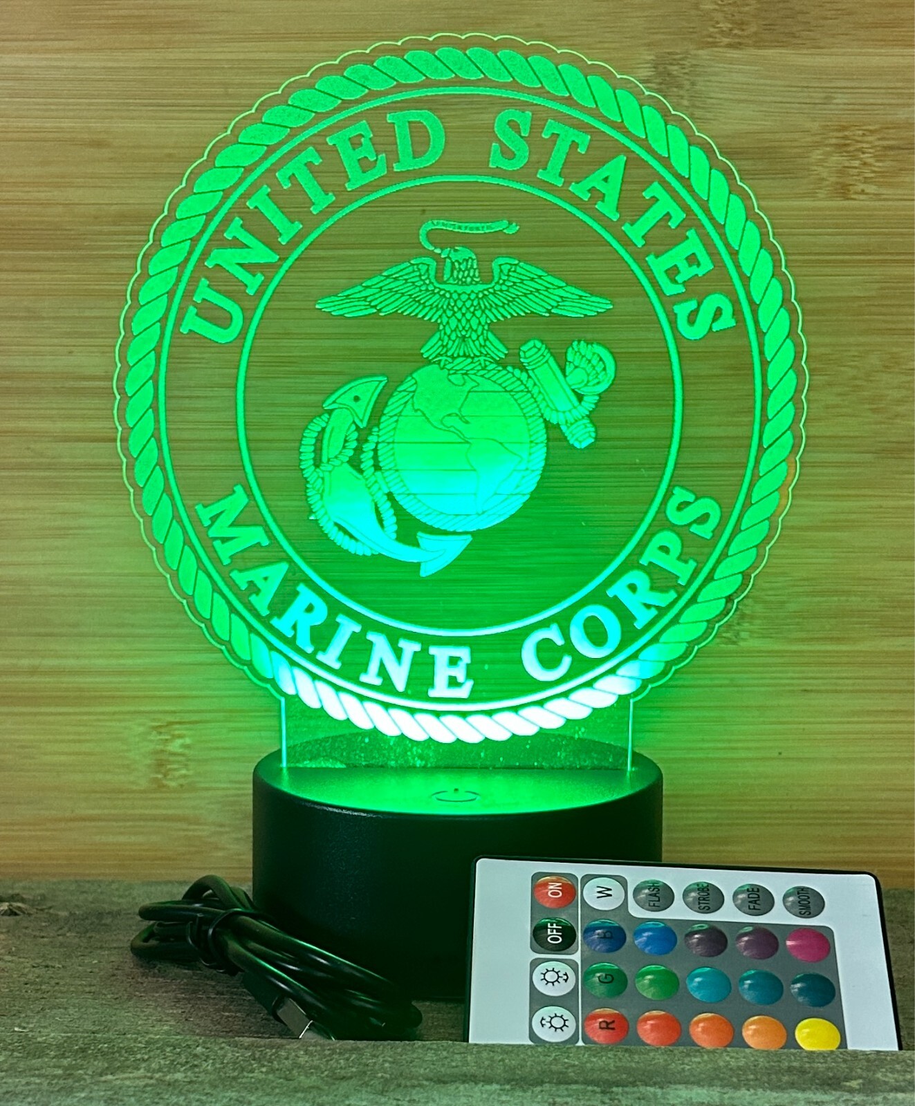 Marine Corps Acrylic Night Light