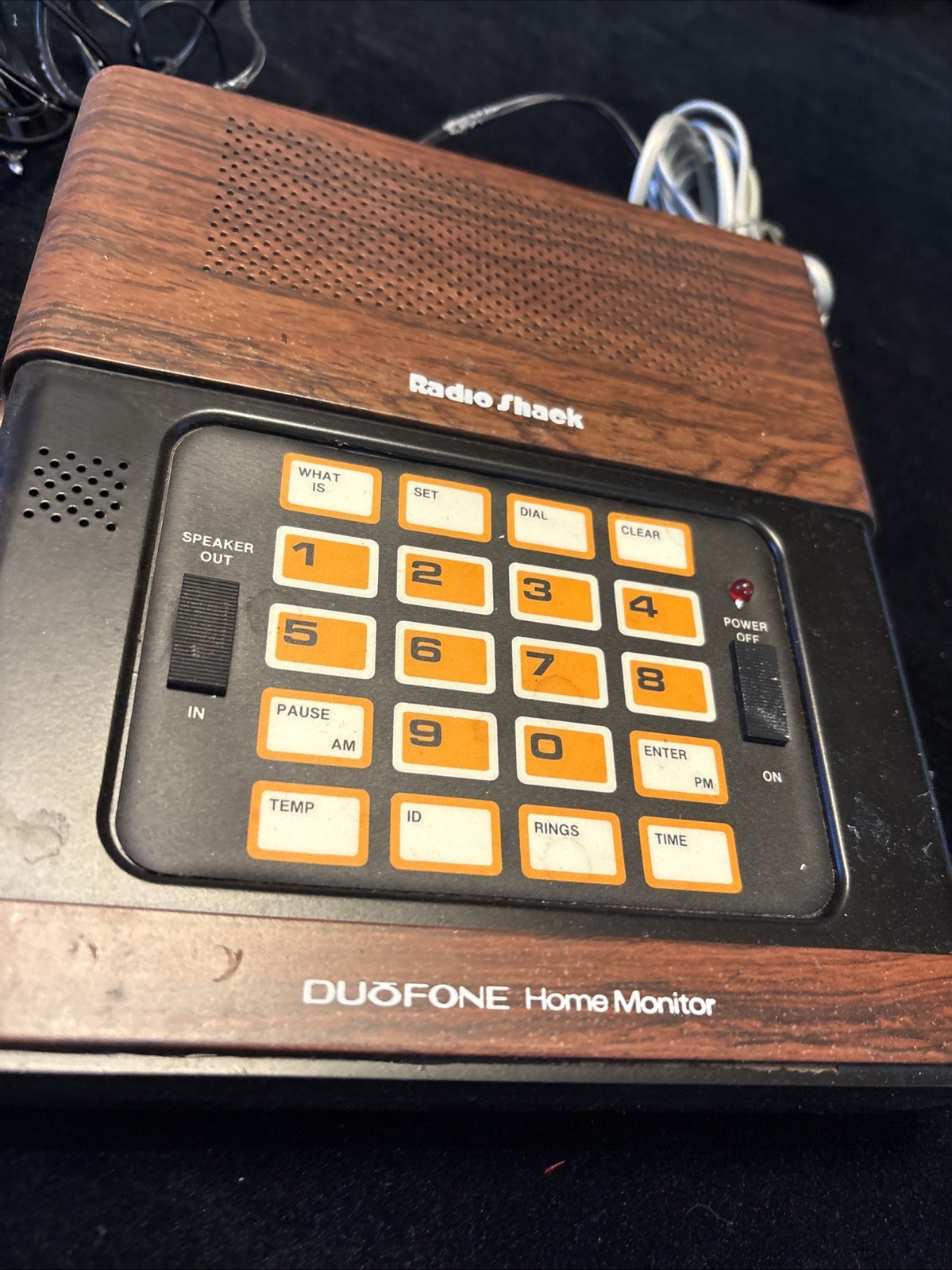 Radio Shack Duofone Voice Synthesized Home Monitor Electronic Watchman  1985