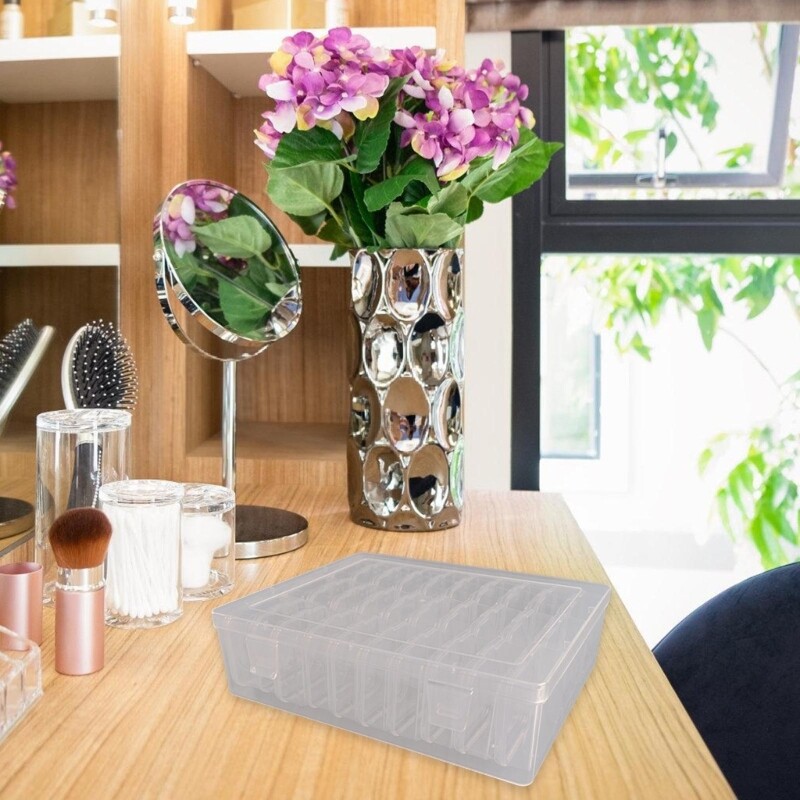 Transparent Clear Bead Storage Containers Plastic Boxes for Jewelry and