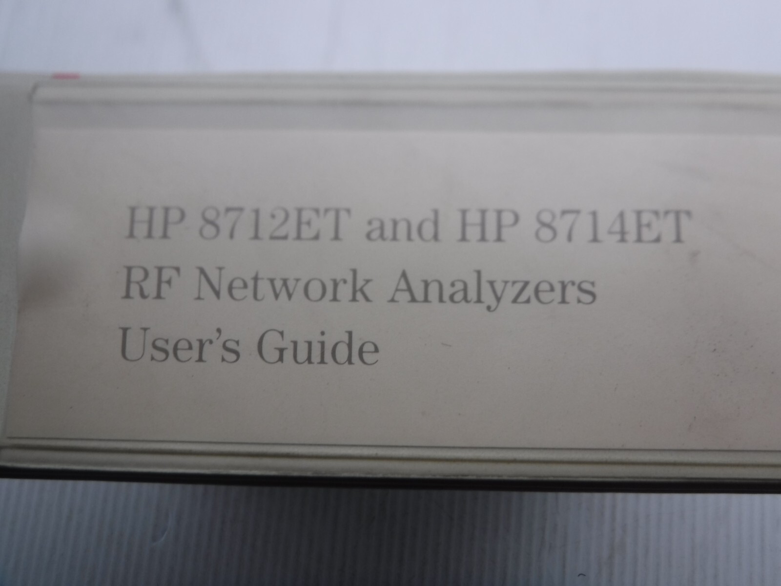 Hewlett Packard 8360 Series  Synthesized Sweepers Manual 08360-90049