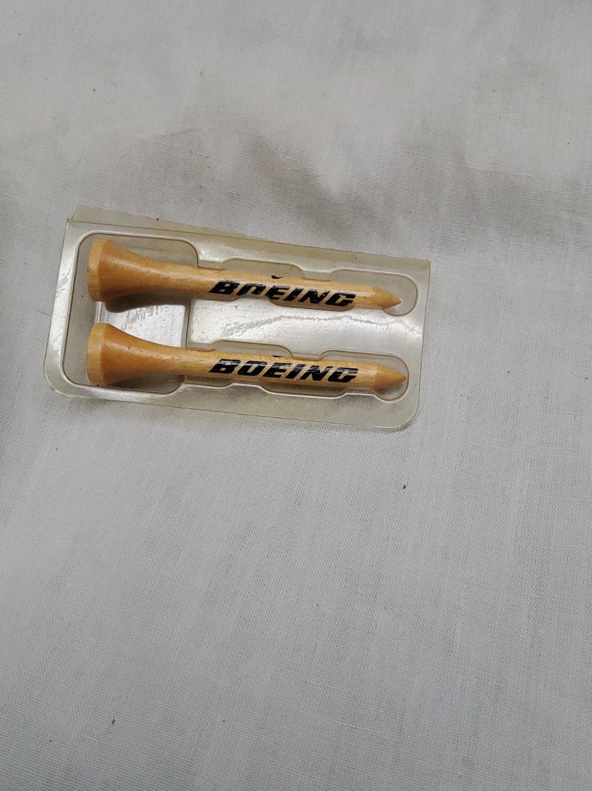 Rare Boeing Wooden Golf Tees