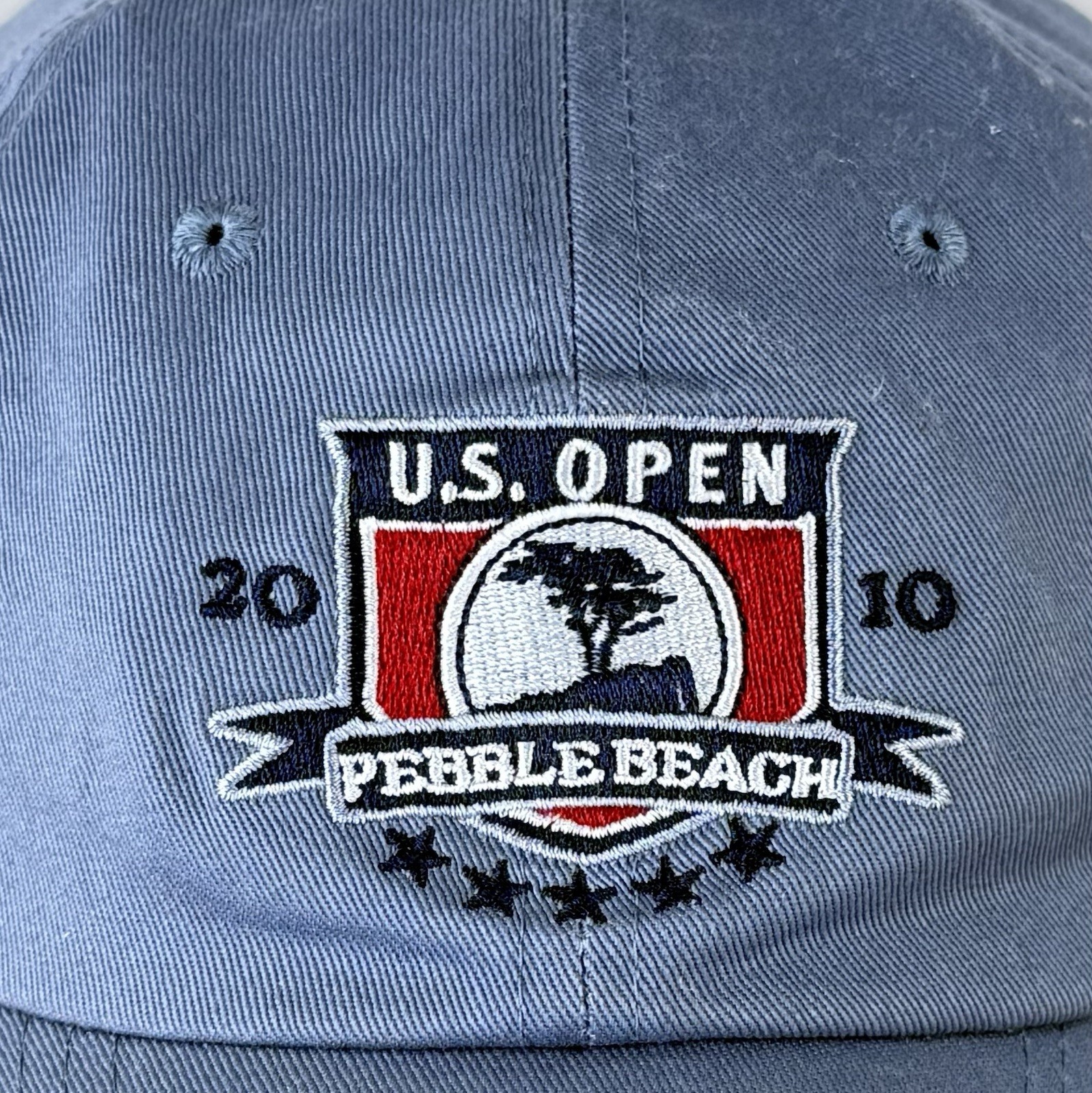 2010 U.S. Open Pebble Beach USGA Member Adjustable Golf Cap - Blue/Gray