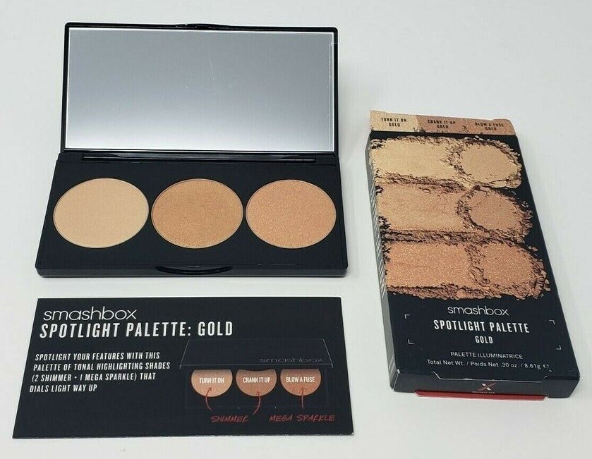 SMASHBOX SPOTLIGHT PALETTE HIGHLIGHTER GLOW .30 OZ / 8.61 G FULL SIZE NIB